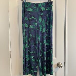 Chico’s Green and Blue Artsy Women’s Pants